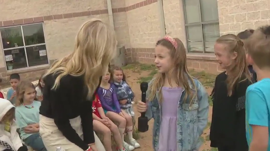 Local students interview FOX 7's Tierra Neubaum