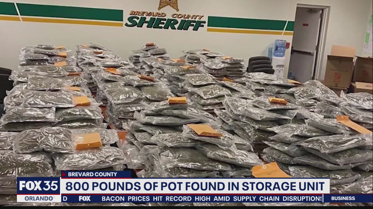 800 pounds of pot found in storage unit, sheriff says