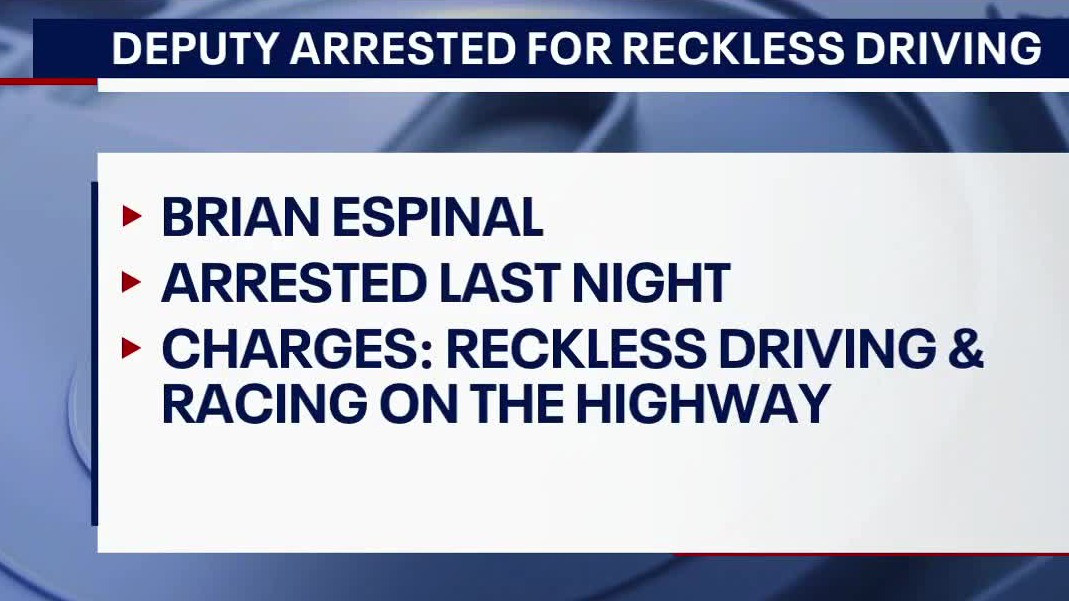 Deputy arrested for racing on the highway