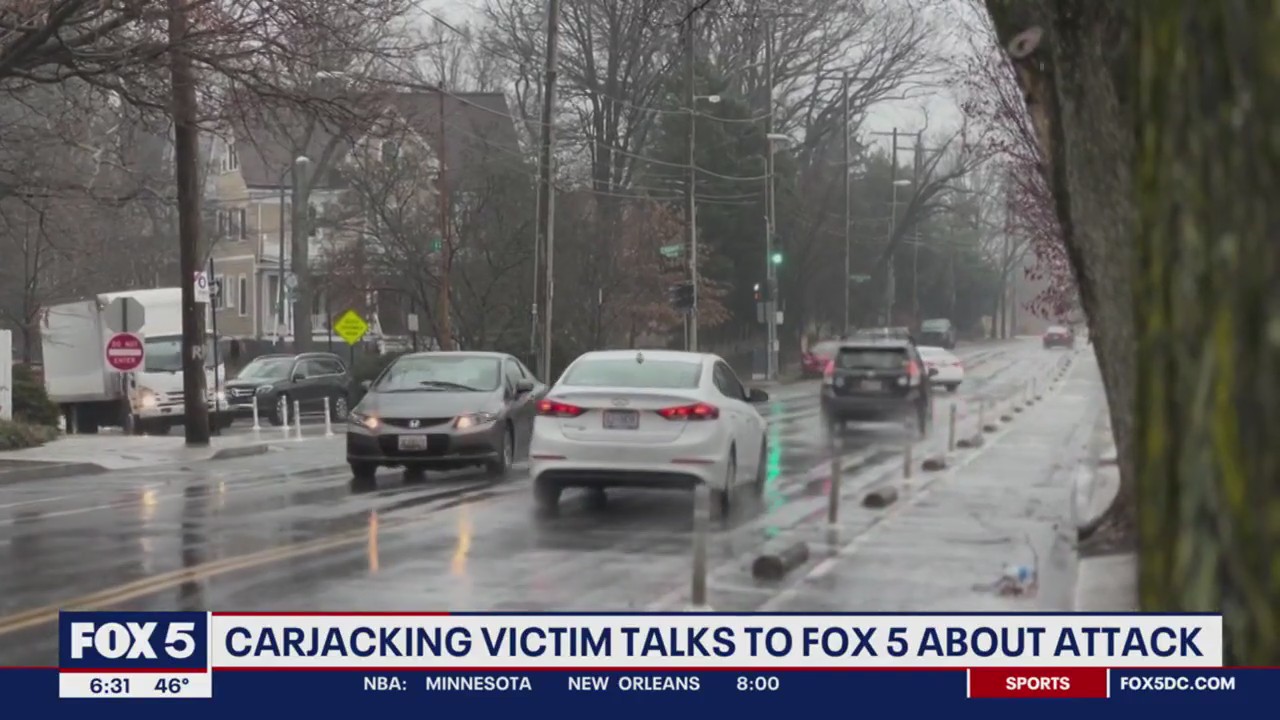 Carjacking victim talks to FOX 5 about the attack