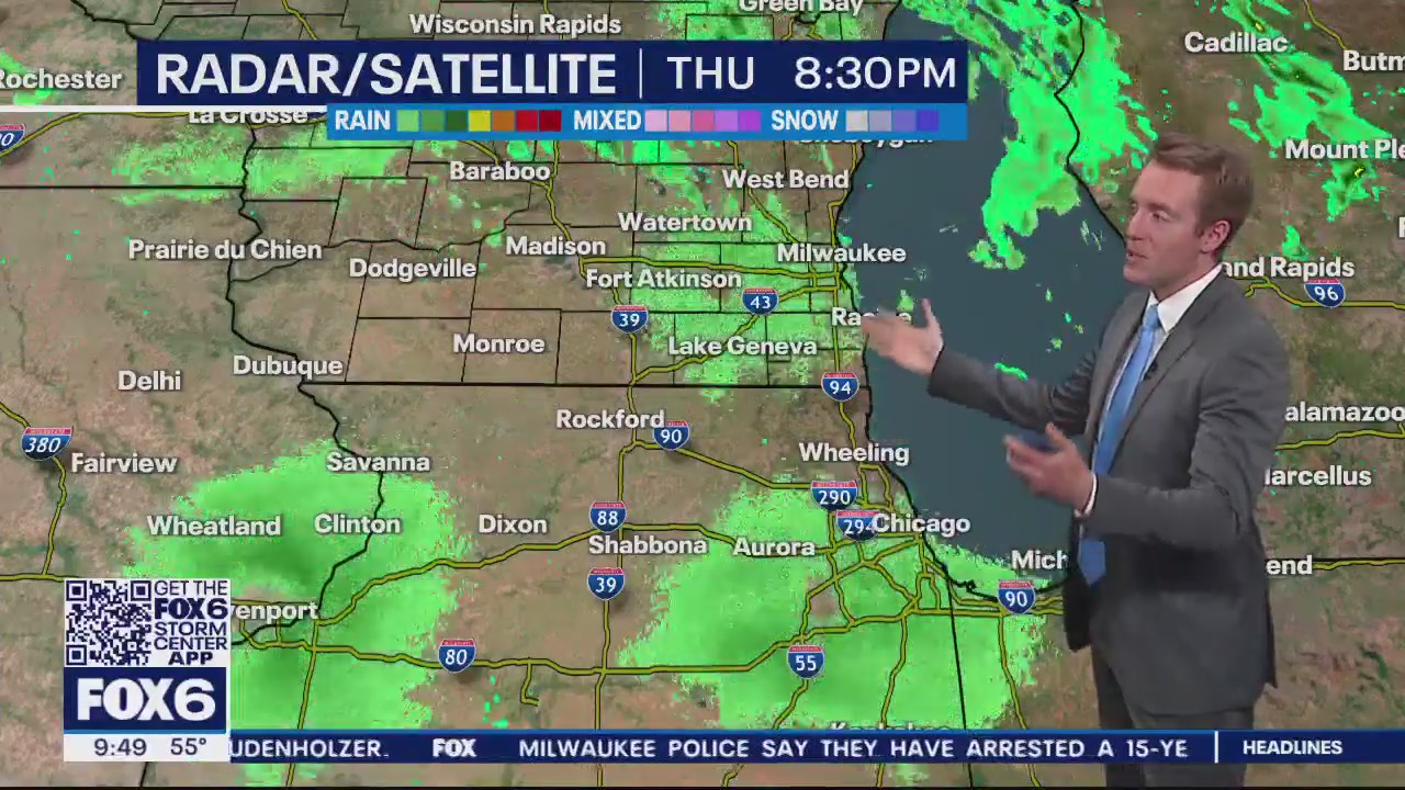 Birds migrating on radar