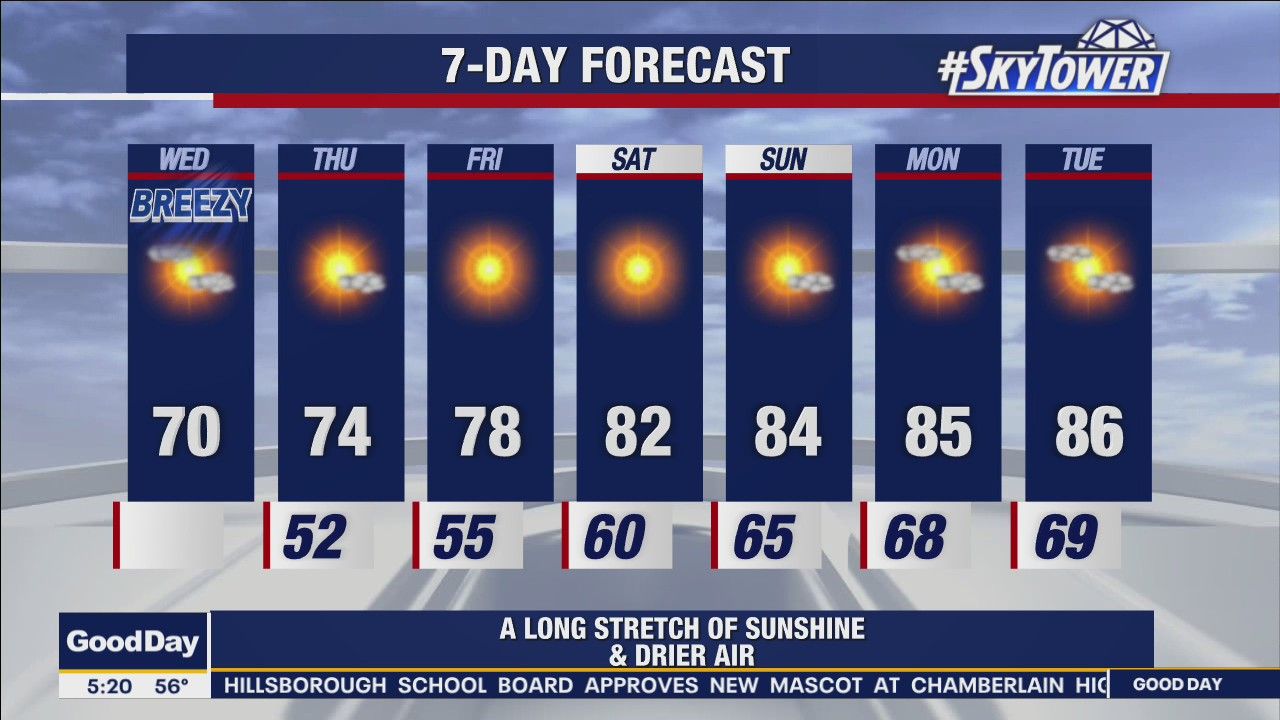 Wednesday morning forecast
