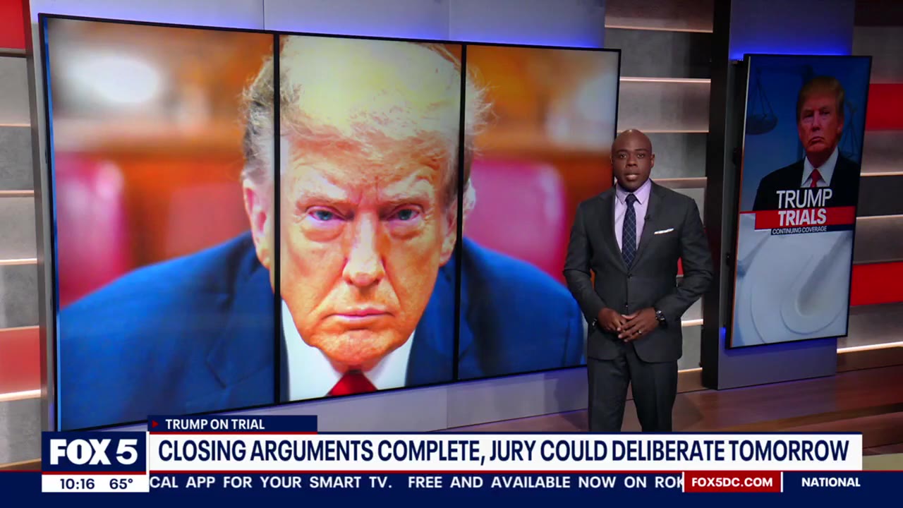 Closing Arguments End in Trump Hush Money Criminal Trial, Jury Deliberations Expected Wednesday