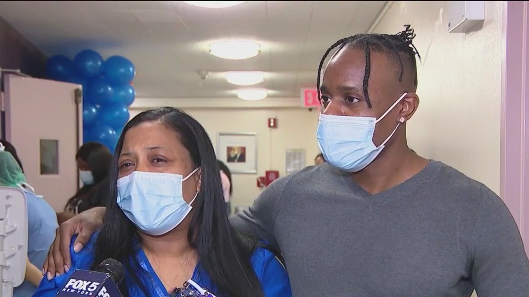 Survivors reunited with medical staff