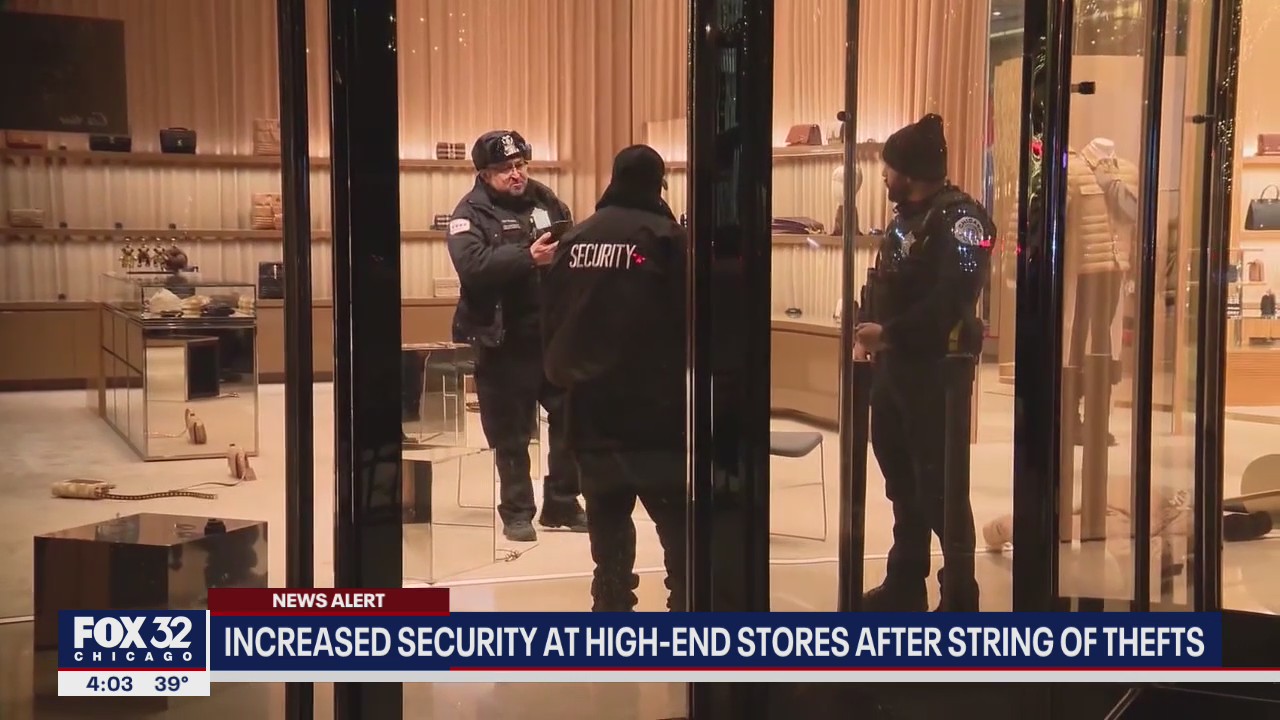 String of thefts in downtown Chicago prompts increased security at high-end stores