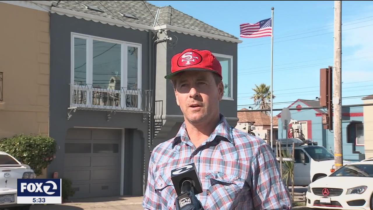 Flagpole sparks dispute between city and San Francisco homeowner