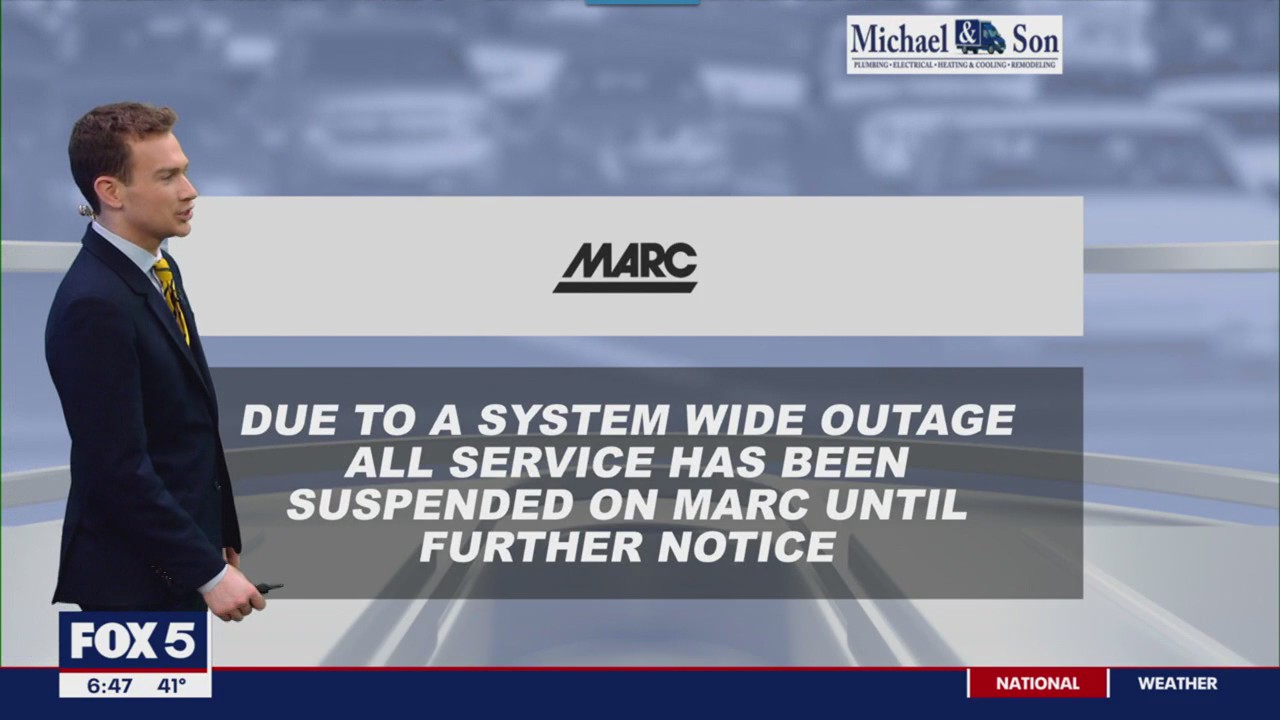 MARC train service suspended following ‘system communication issues’: officials