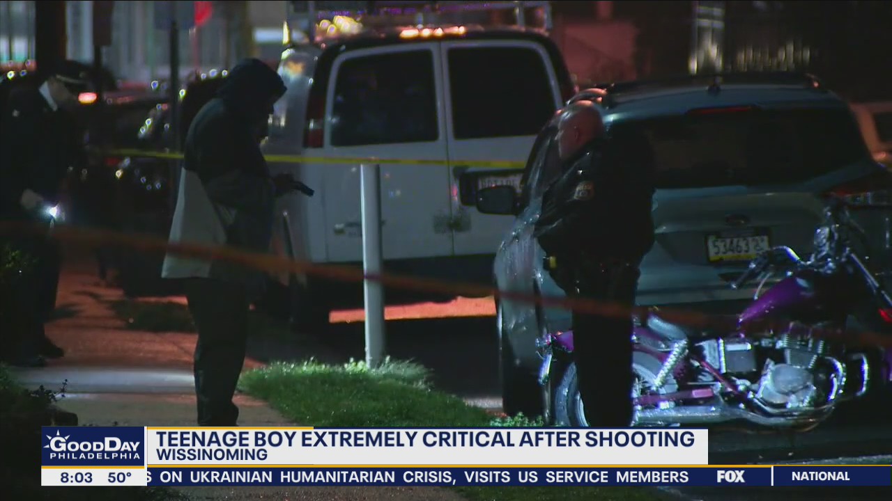 Teenager in critical condition after being shot in Wissinoming