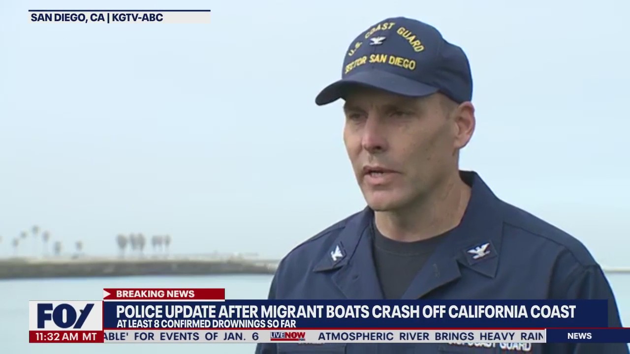 Migrant boats crash off coast near San Diego, California, 8 confirmed dead | LiveNOW from FOX