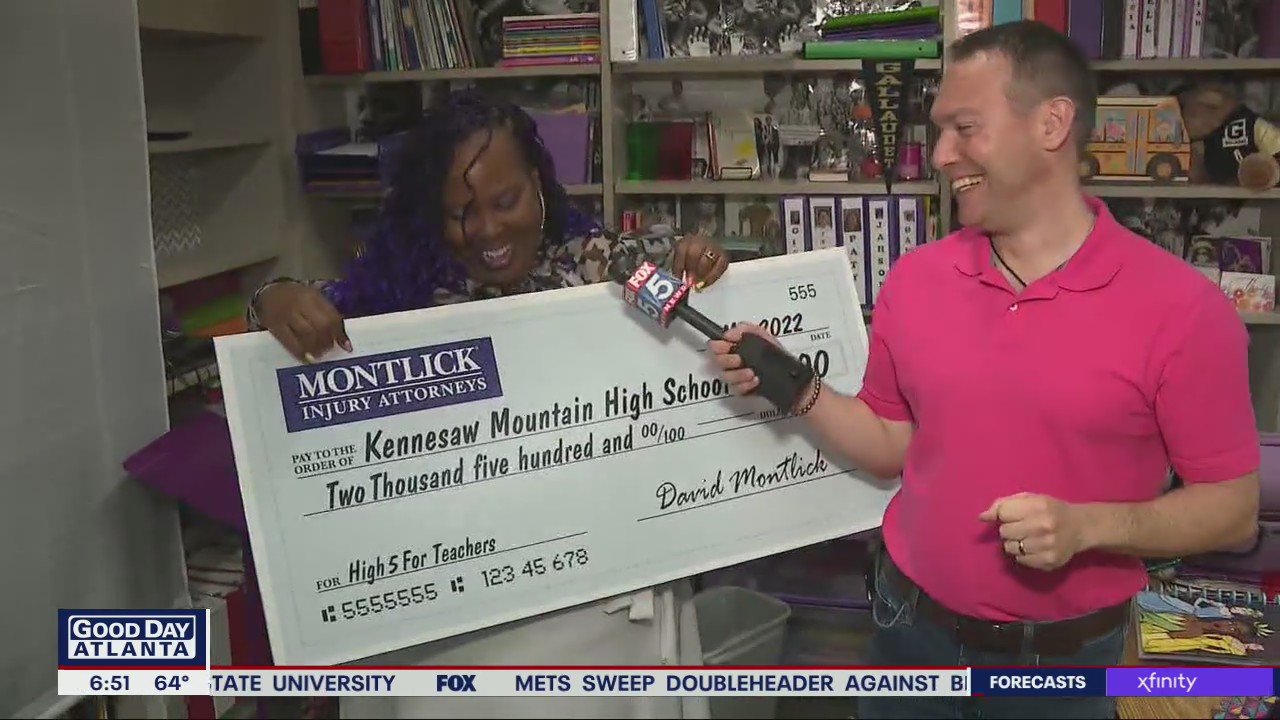 Kennesaw Mountain High School teacher wins High 5 for Teachers contest