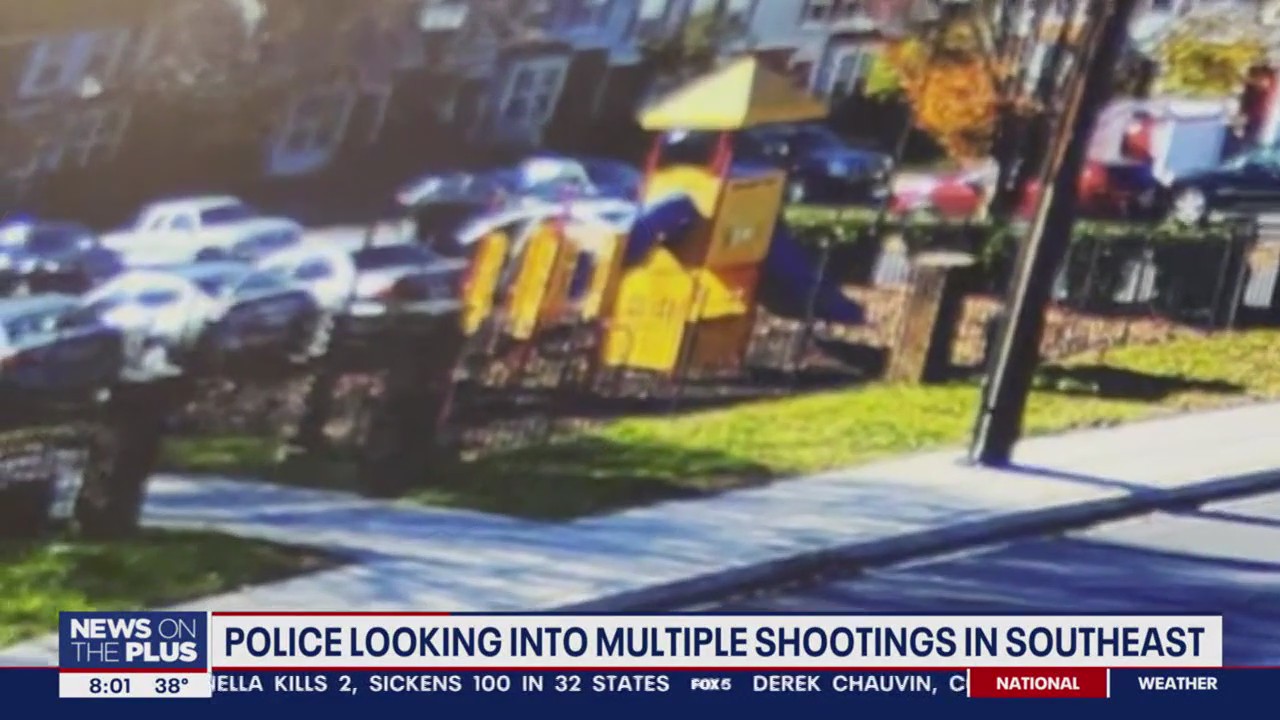 DC police investigating multiple shootings in Southeast