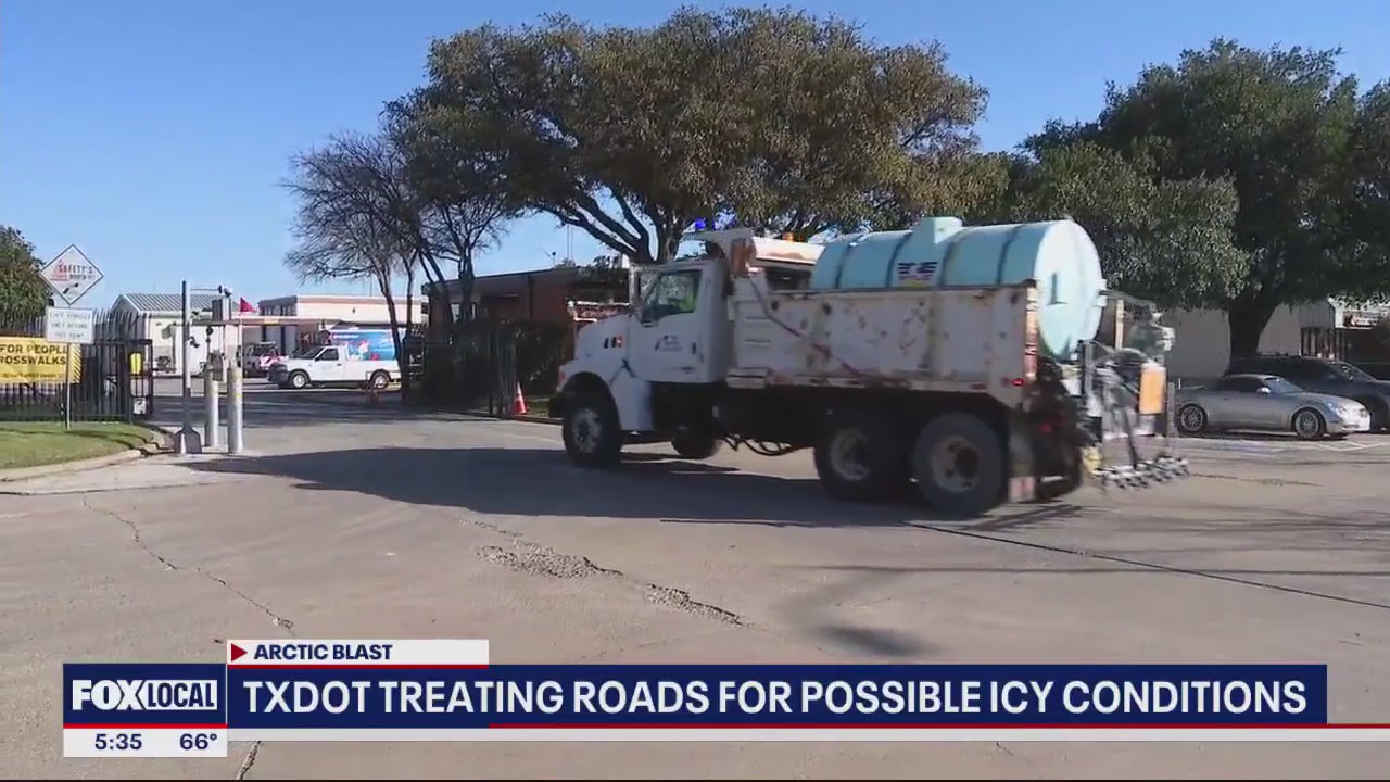 Crews pretreating roads ahead of wintry weather