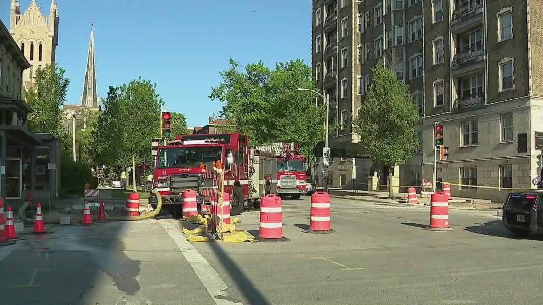 Church fire in Milwaukee