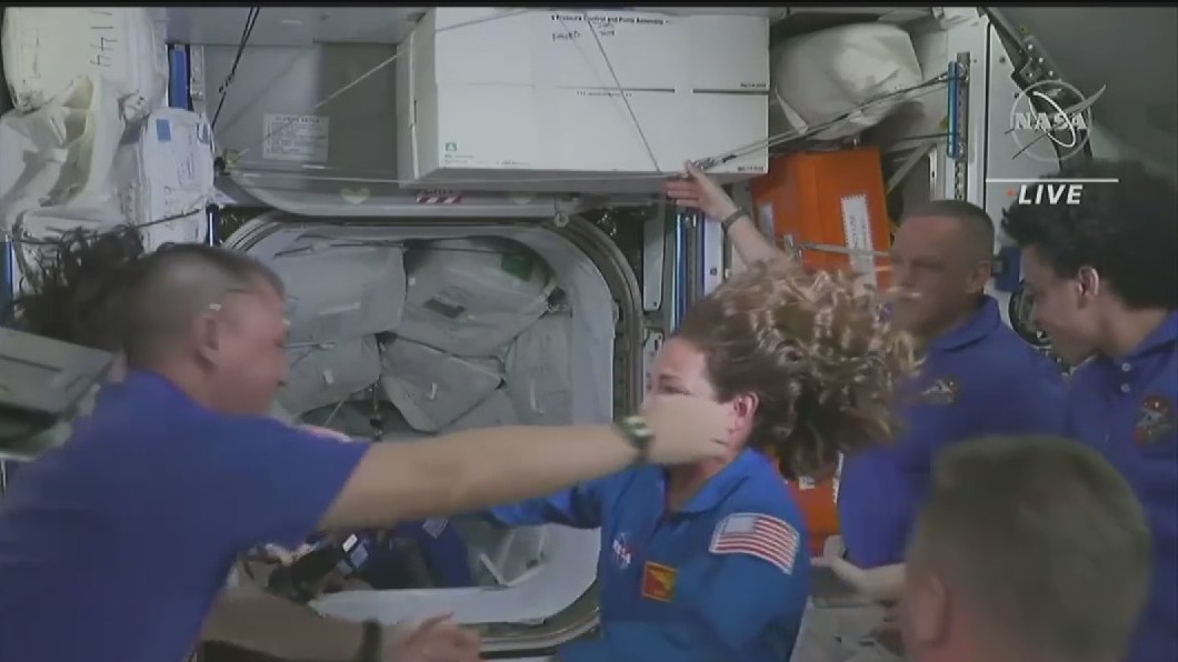 Astronauts led by Bay Area woman arrives at space station