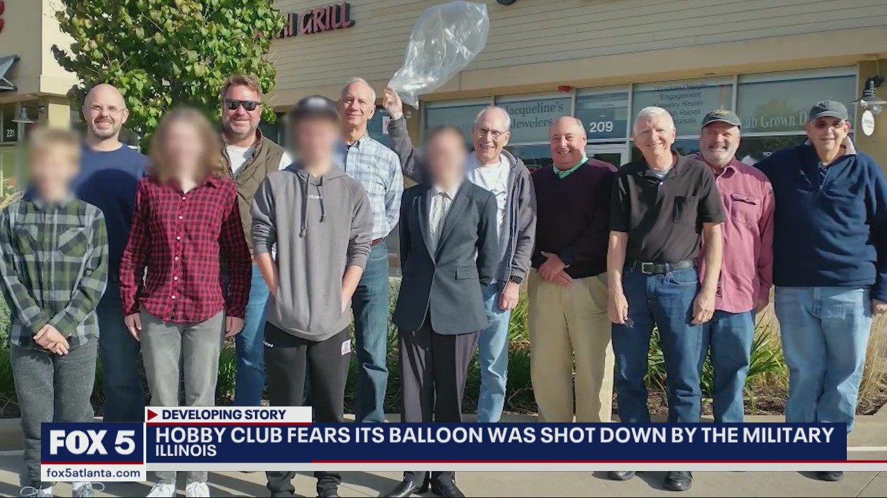 Hobby club fears its balloon was shot down by the military