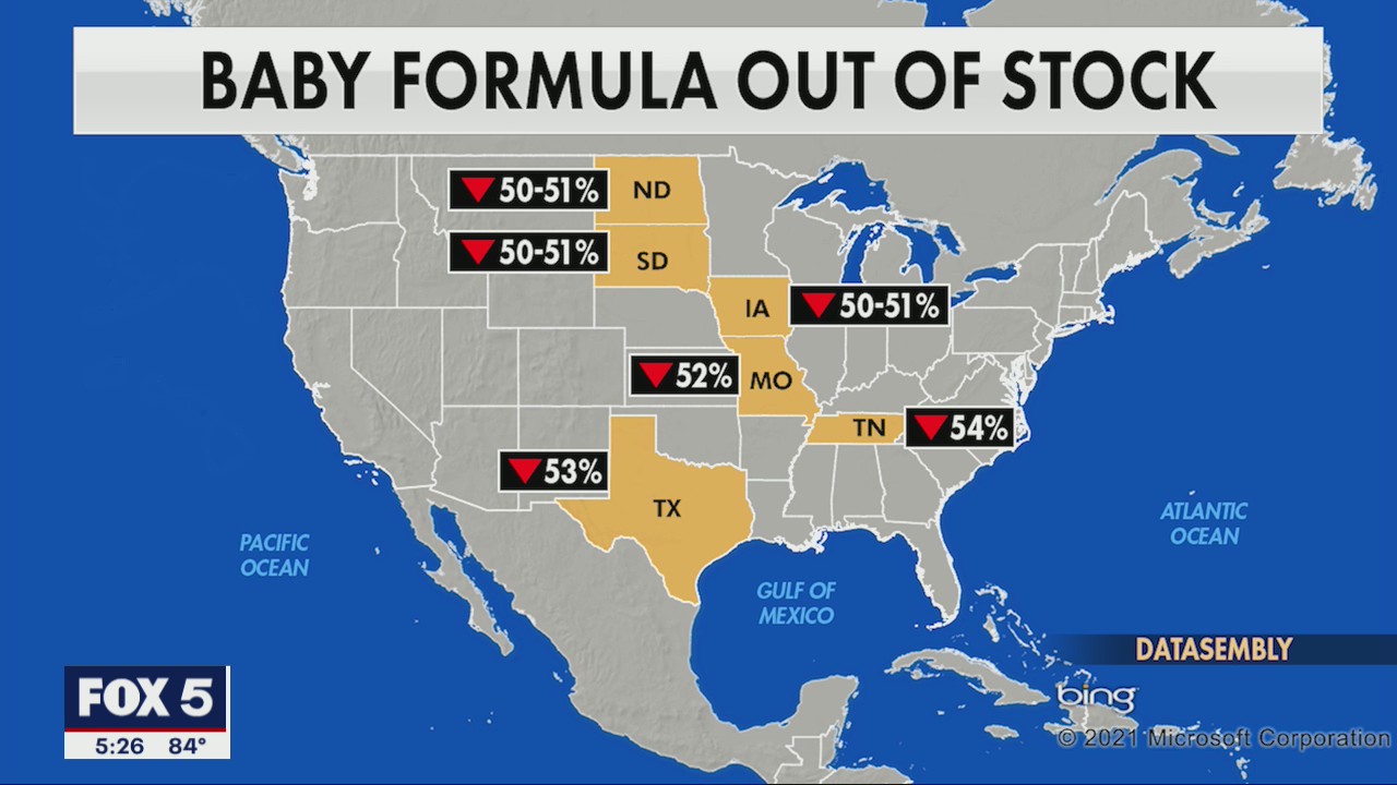Baby formula shortage cause concerns from mothers