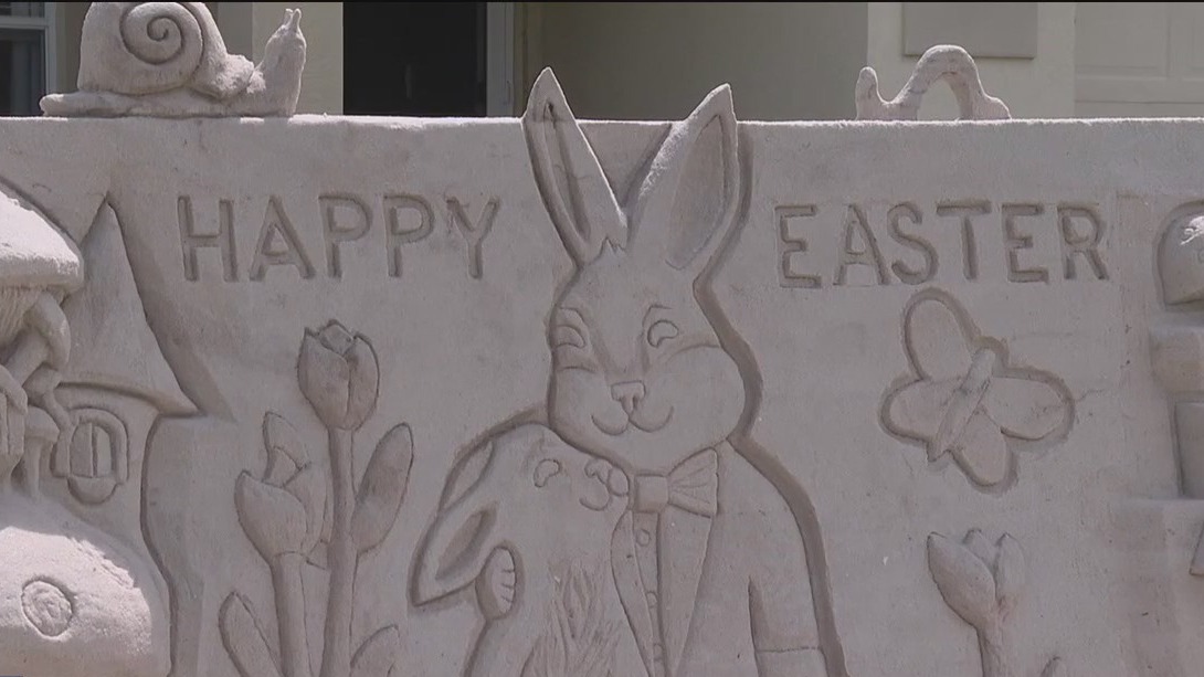 North Port man’s sand sculptures gaining attention