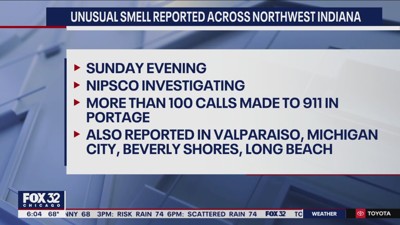 Police receive ‘hundreds’ of 911 calls about strange smell in Northwest Indiana