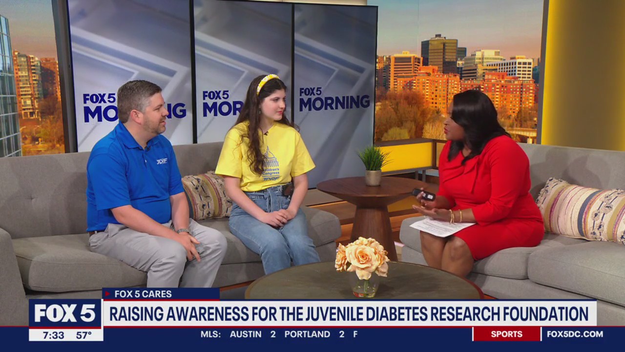 Raising awareness for the Juvenile Diabetes Research Foundation