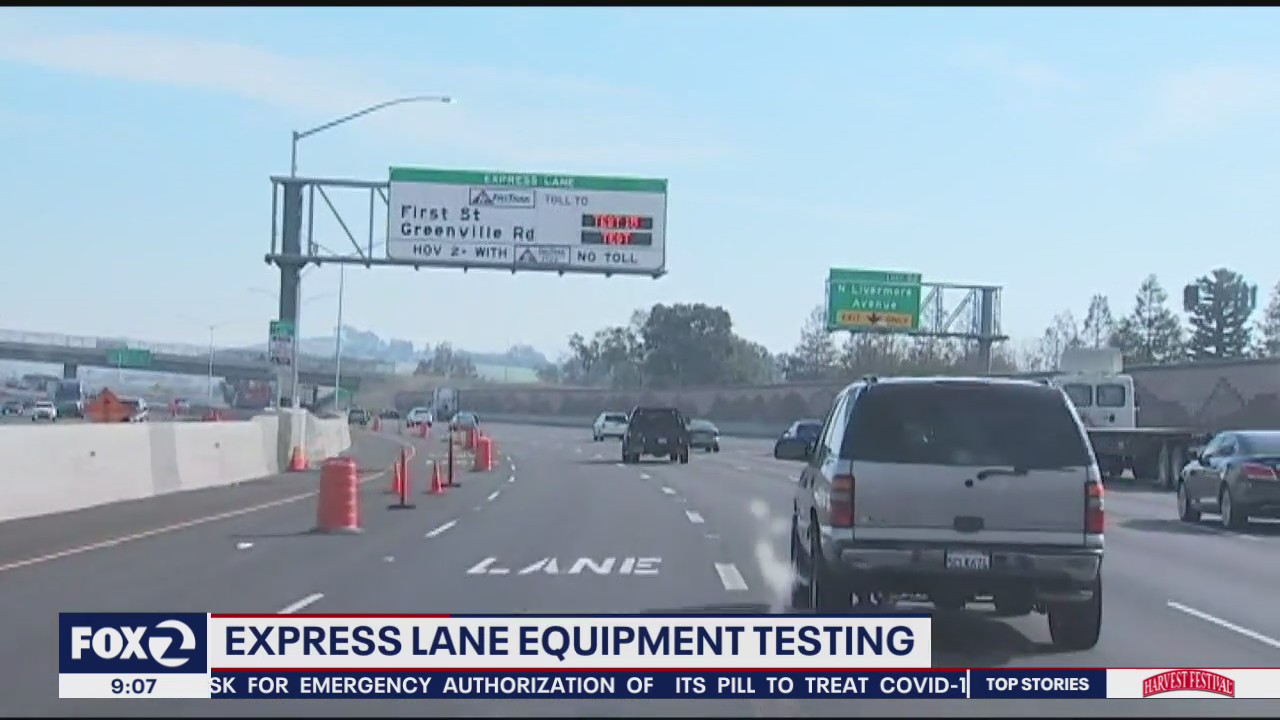Express lane equipment testing to begin in San Mateo County