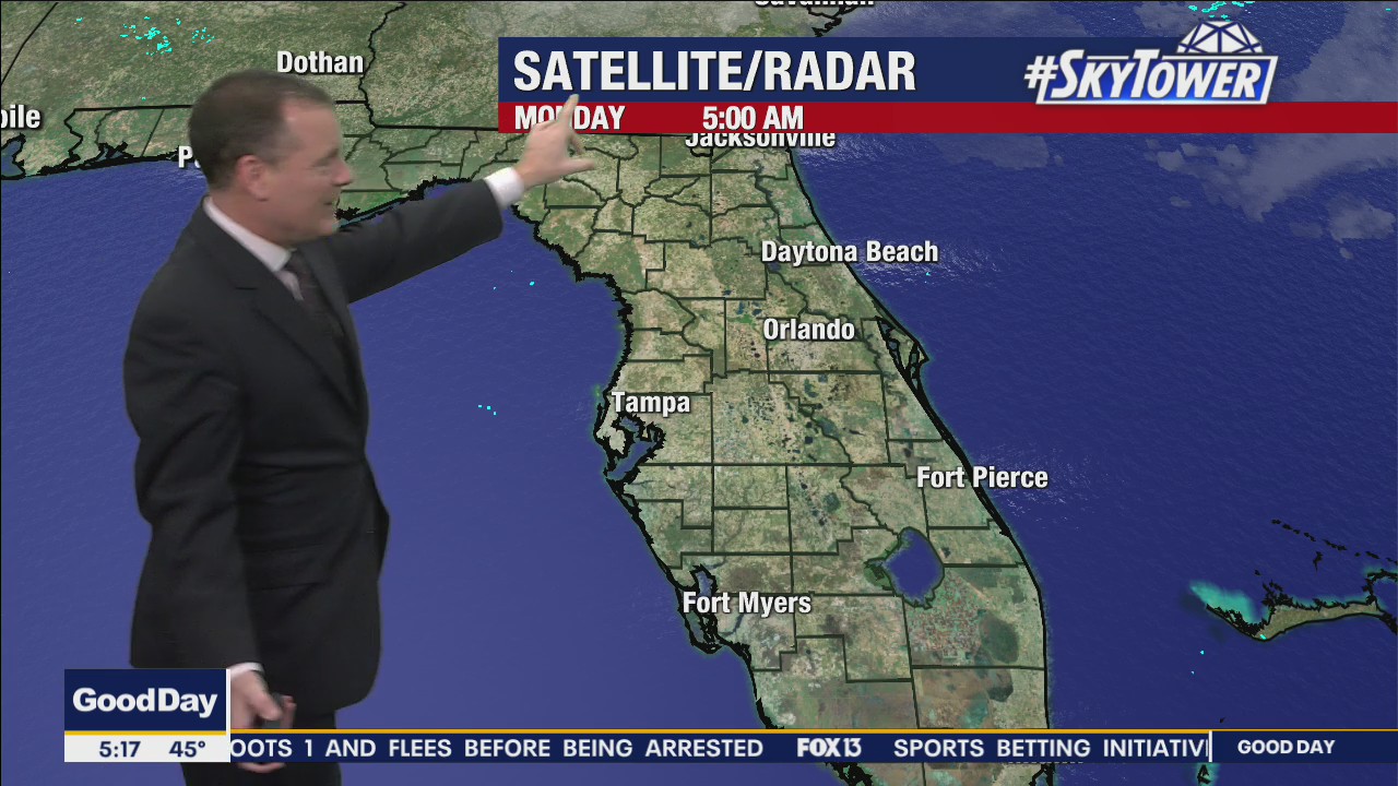 Monday morning forecast