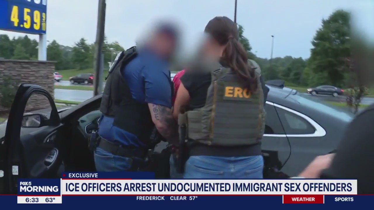 FOX 5 Exclusive: ICE officers arrest sex offenders in Maryland