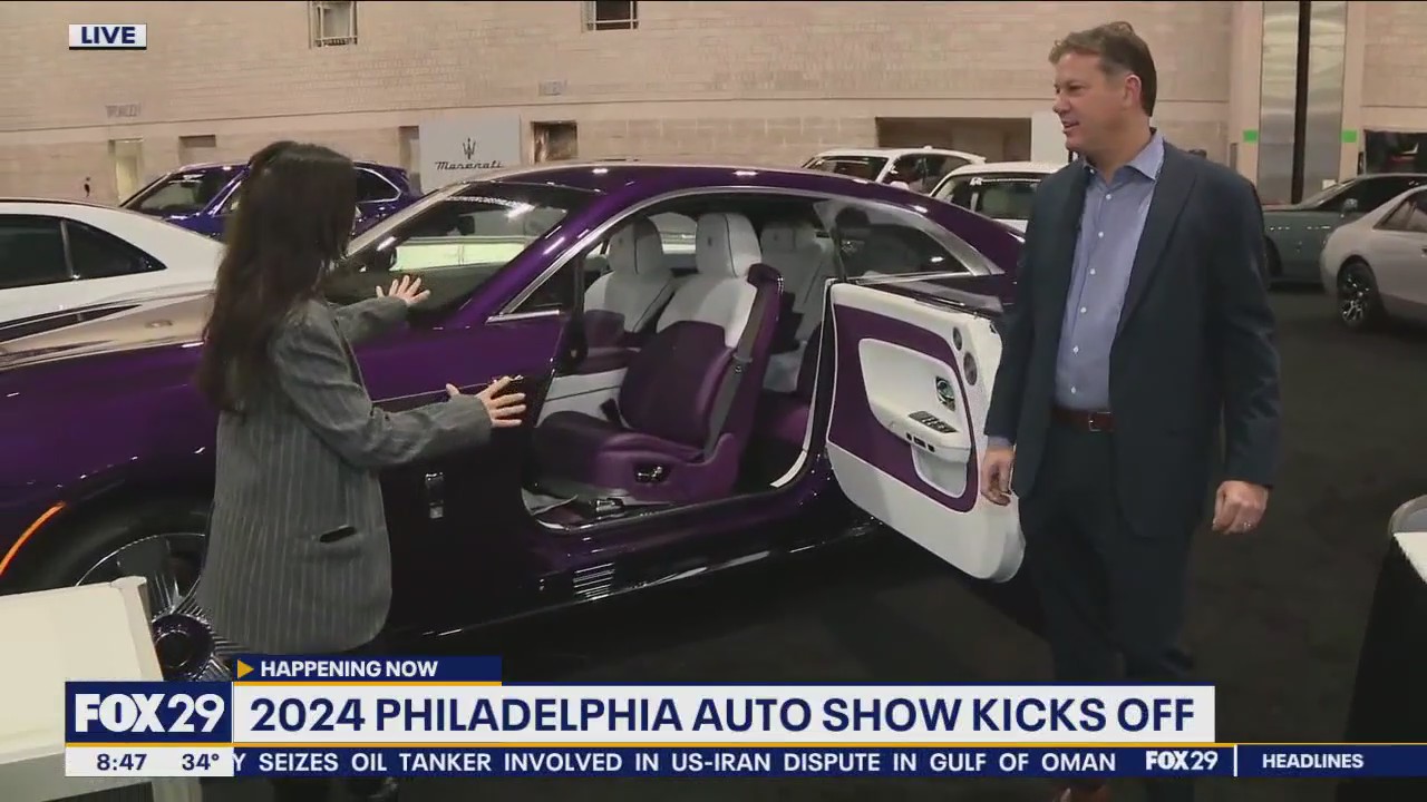 Exotic cars on display at Philly Auto Show