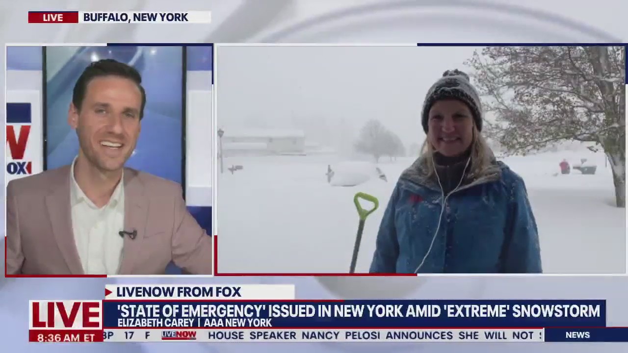 Snowstorm pummels Buffalo, New York area