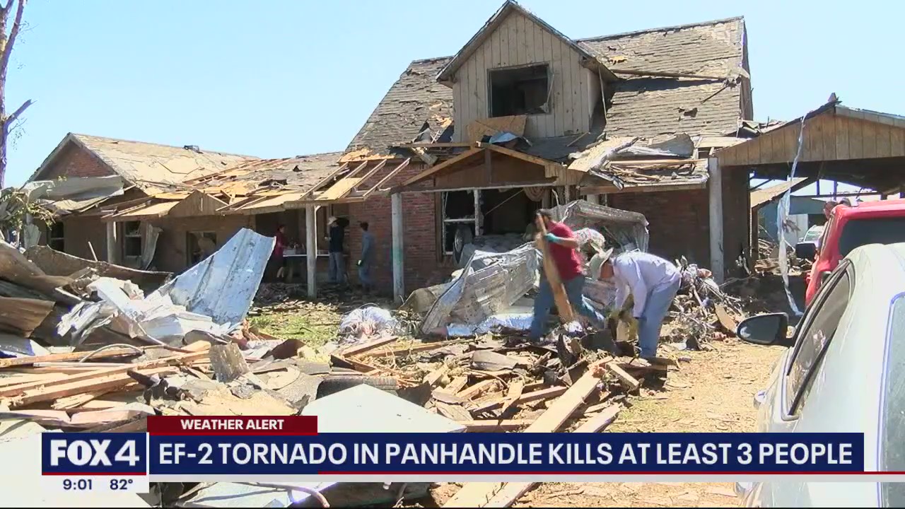 EF-2 tornado leaves 3 dead in Perryton
