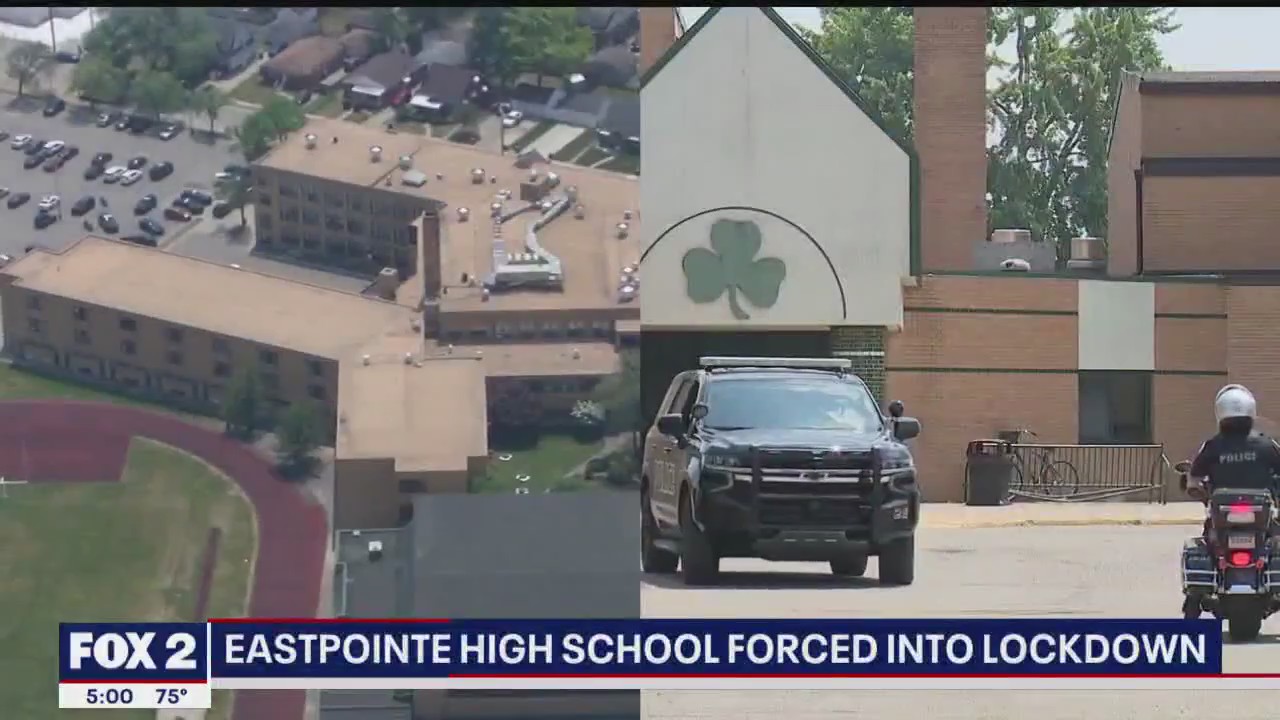 Police search Eastpointe High School after threat