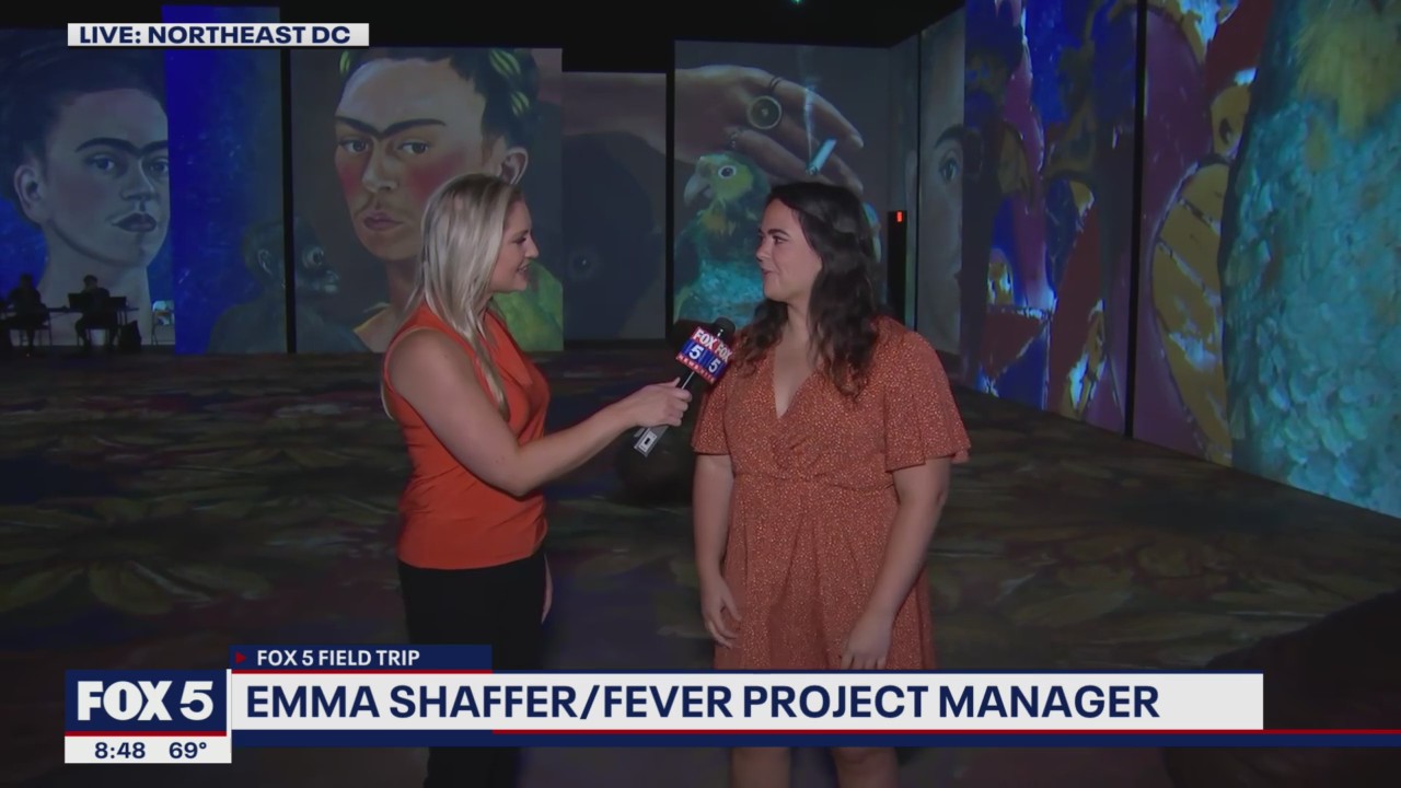 FOX 5 Field Trip: Exploring the gallery at Mexican Geniuses experience