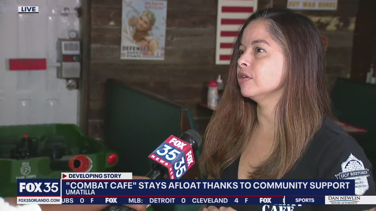 Veteran-owned 'Combat Cafe' stays afloat thanks to community support