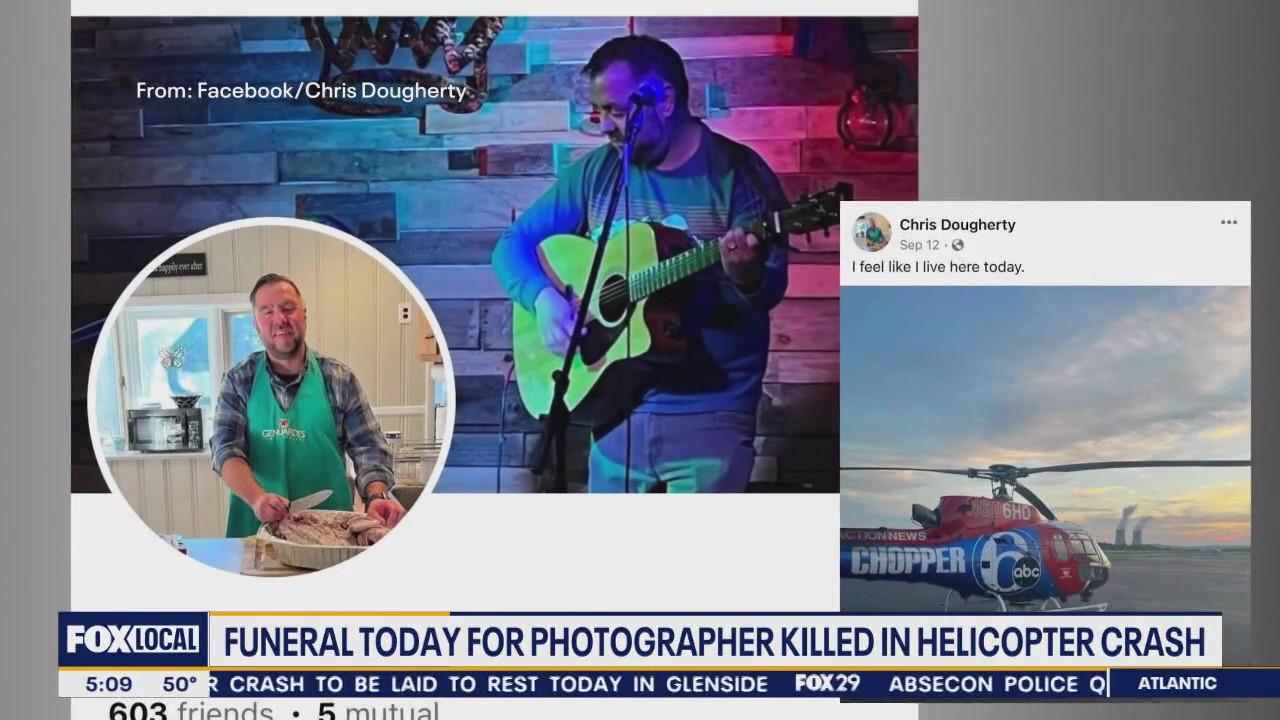 Funeral being held Thursday for photographer killed in 6abc helicopter crash