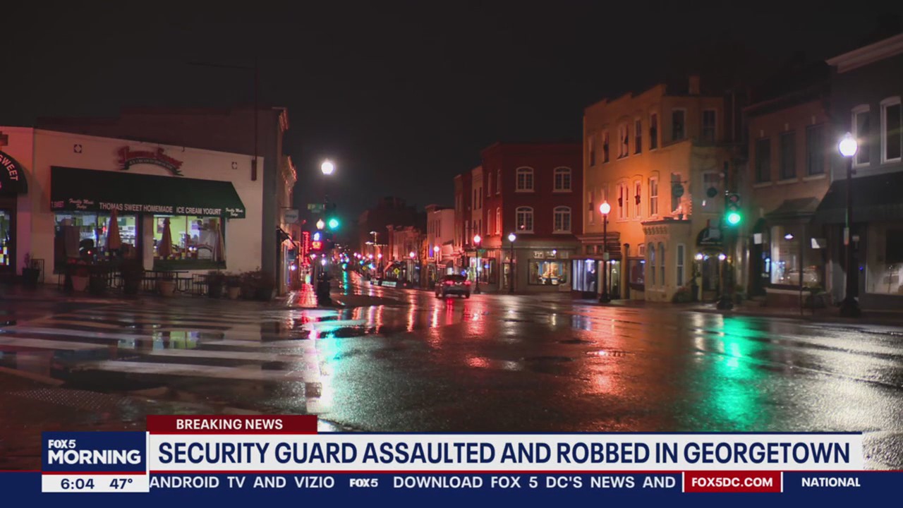 Security guard beaten, robbed in Georgetown: police