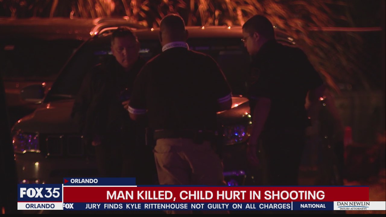 Officers investigate deadly shooting in Orlando that also injured child