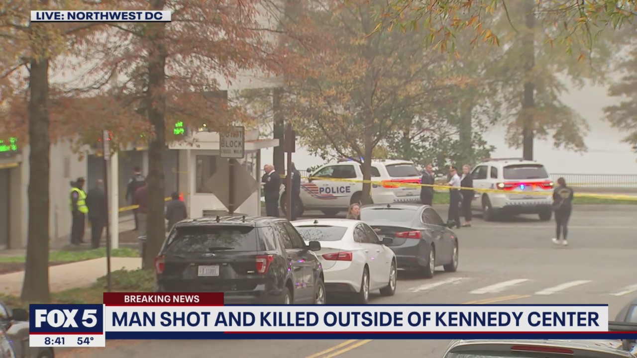 Man shot, killed outside Kennedy Center