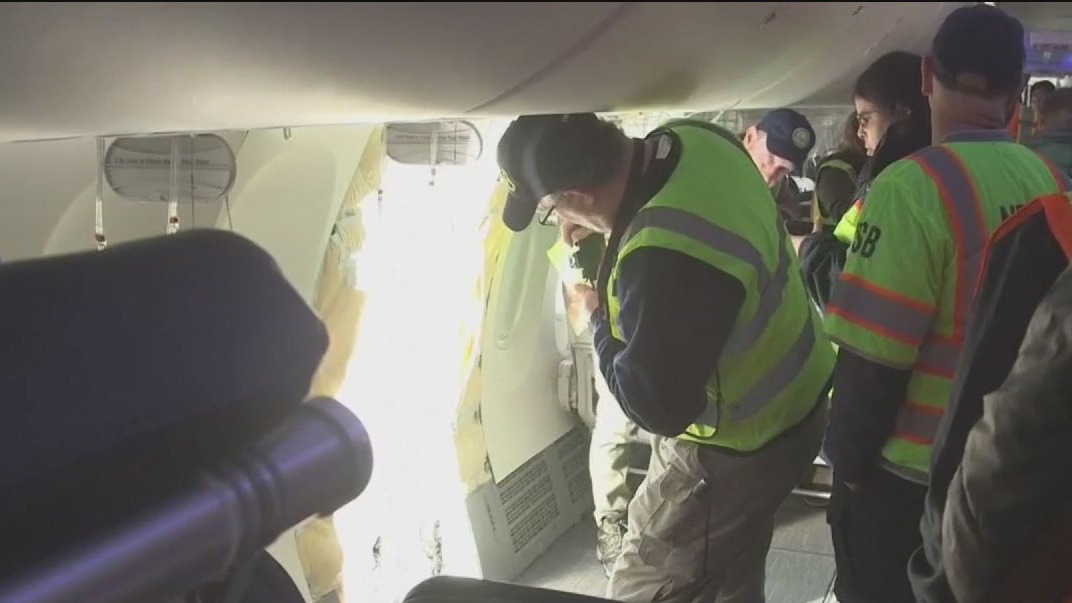 NTSB investigation on Boeing 737 Max 9 revolves around door plug