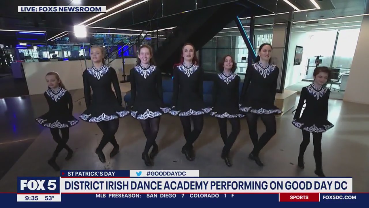 District Irish Dance Academy performs for St. Patrick's Day
