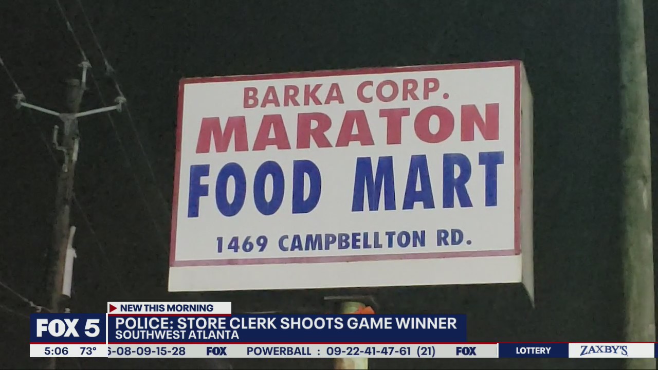 Atlanta store clerk accused of shooting game winner