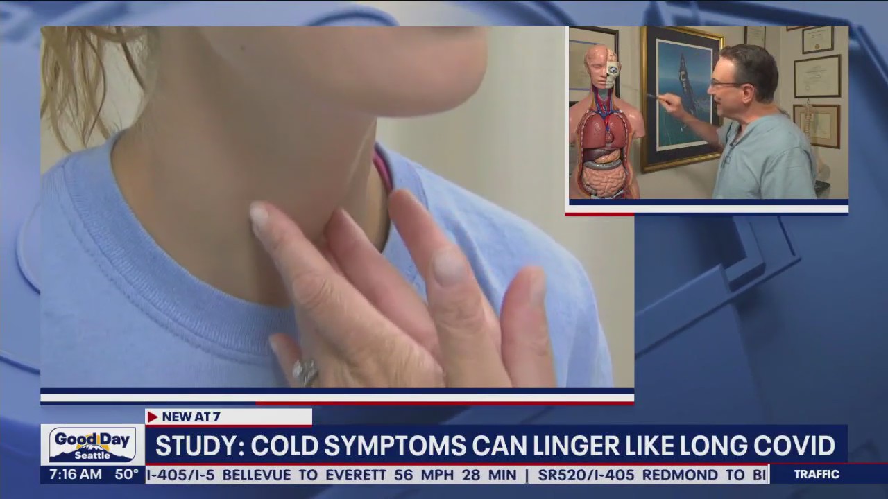 Study: Cold symptoms can linger like long COVID