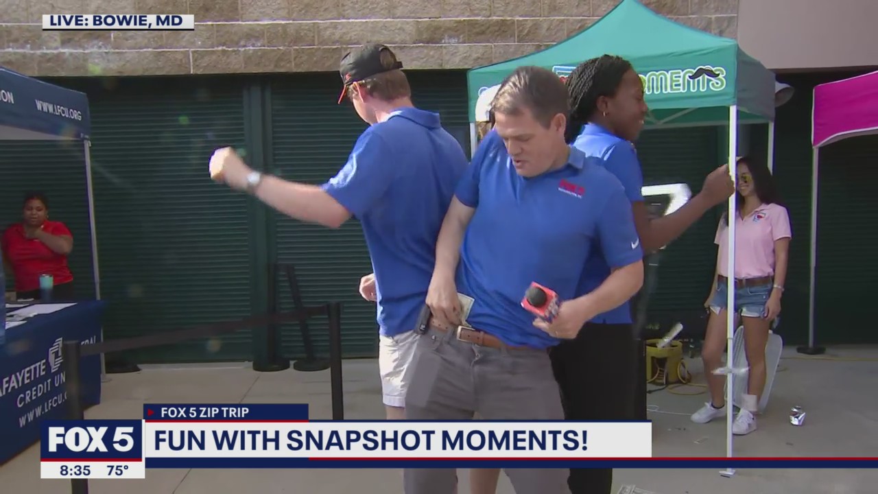 FOX 5 Zip Trip Bowie: Making it rain with Snapshot Moments!