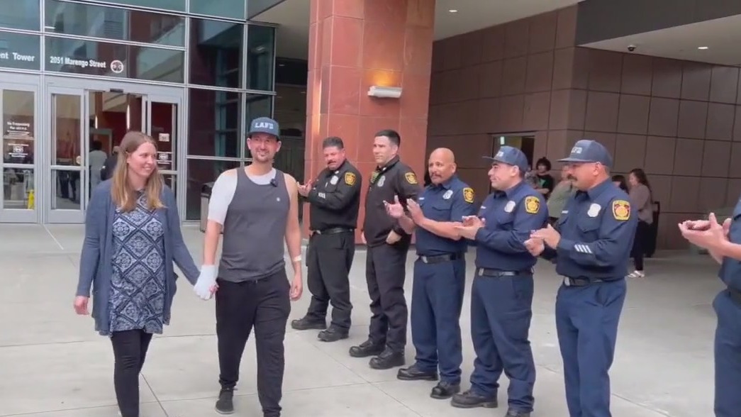 LAFD firefighter released from hospital