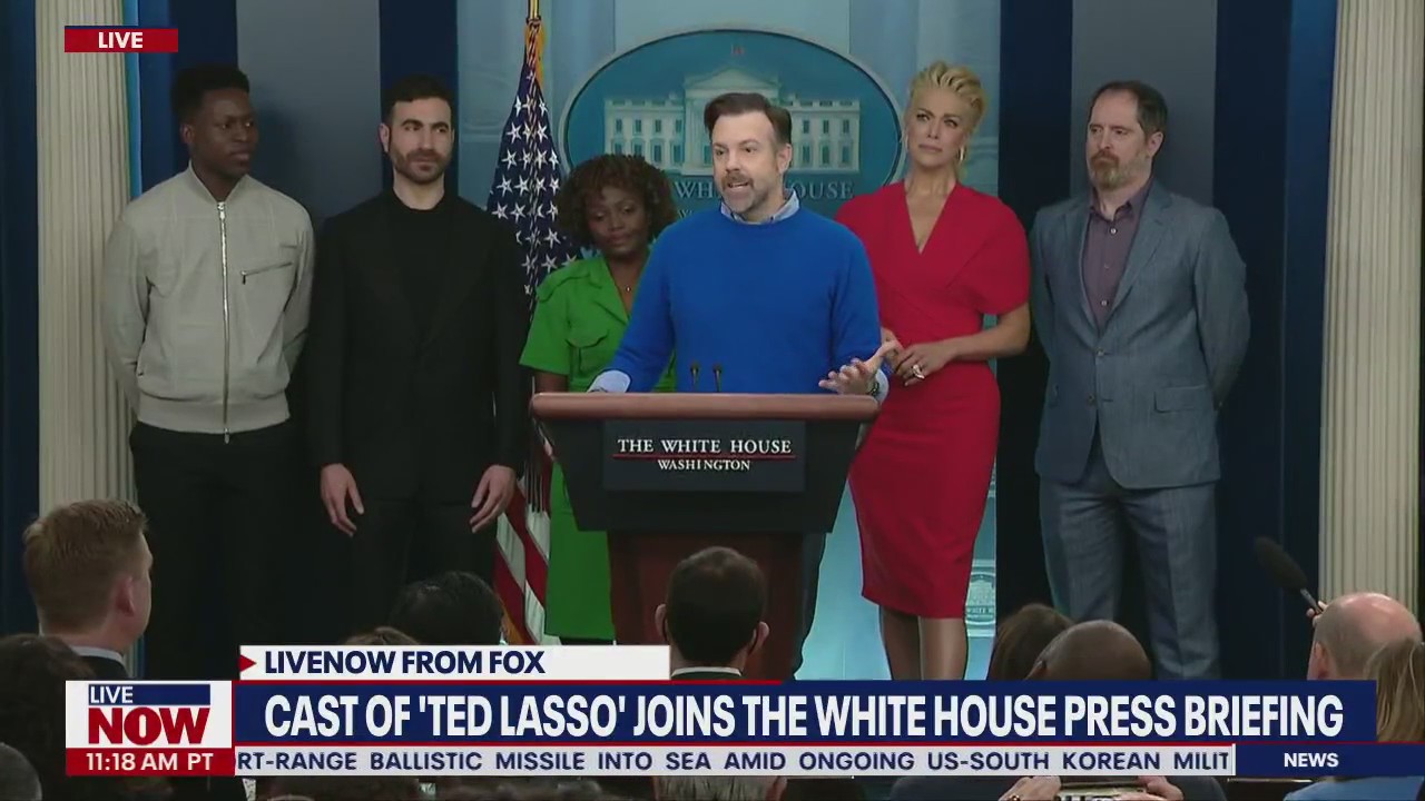 Ted Lasso drama: Reporter yells at Press Secretary while cast looks on