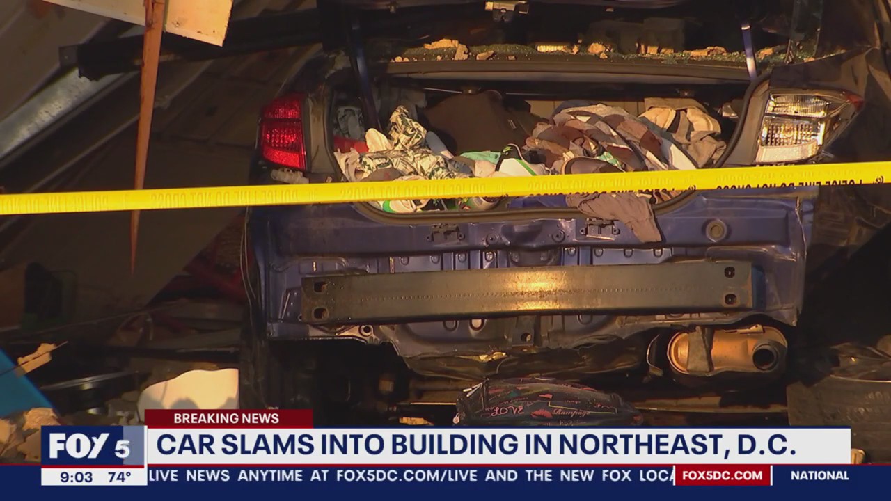 Car plows into DC child care center