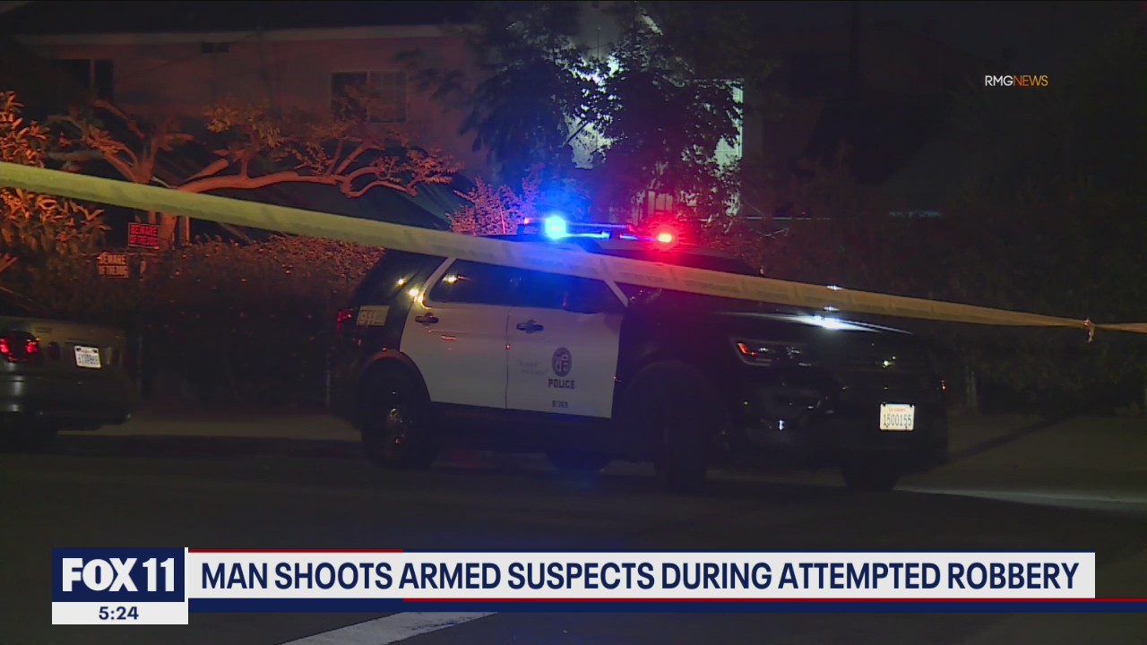 Man shoots, kills armed suspect during attempted robbery