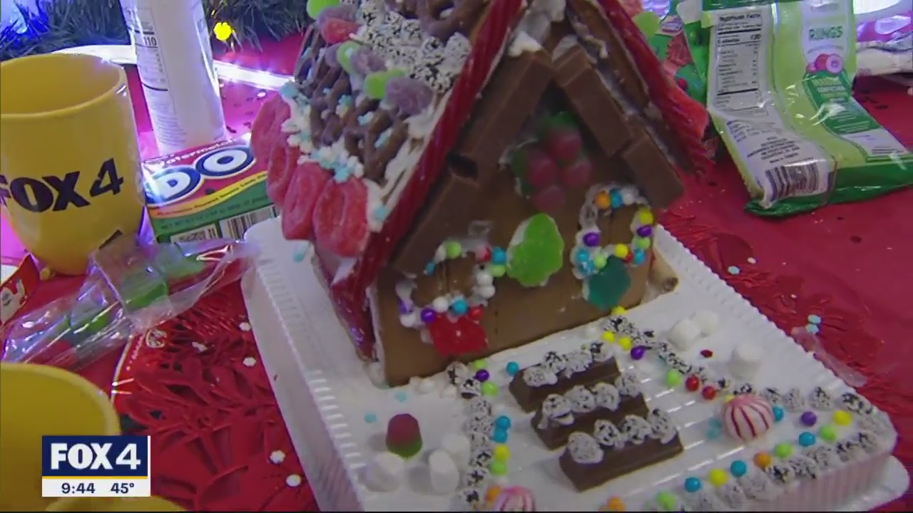 Updated Good Day gingerbread house contest entry
