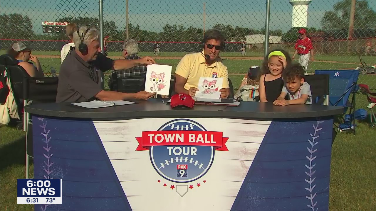 FOX 9 Town Ball: Kids color foxes for FOX 9