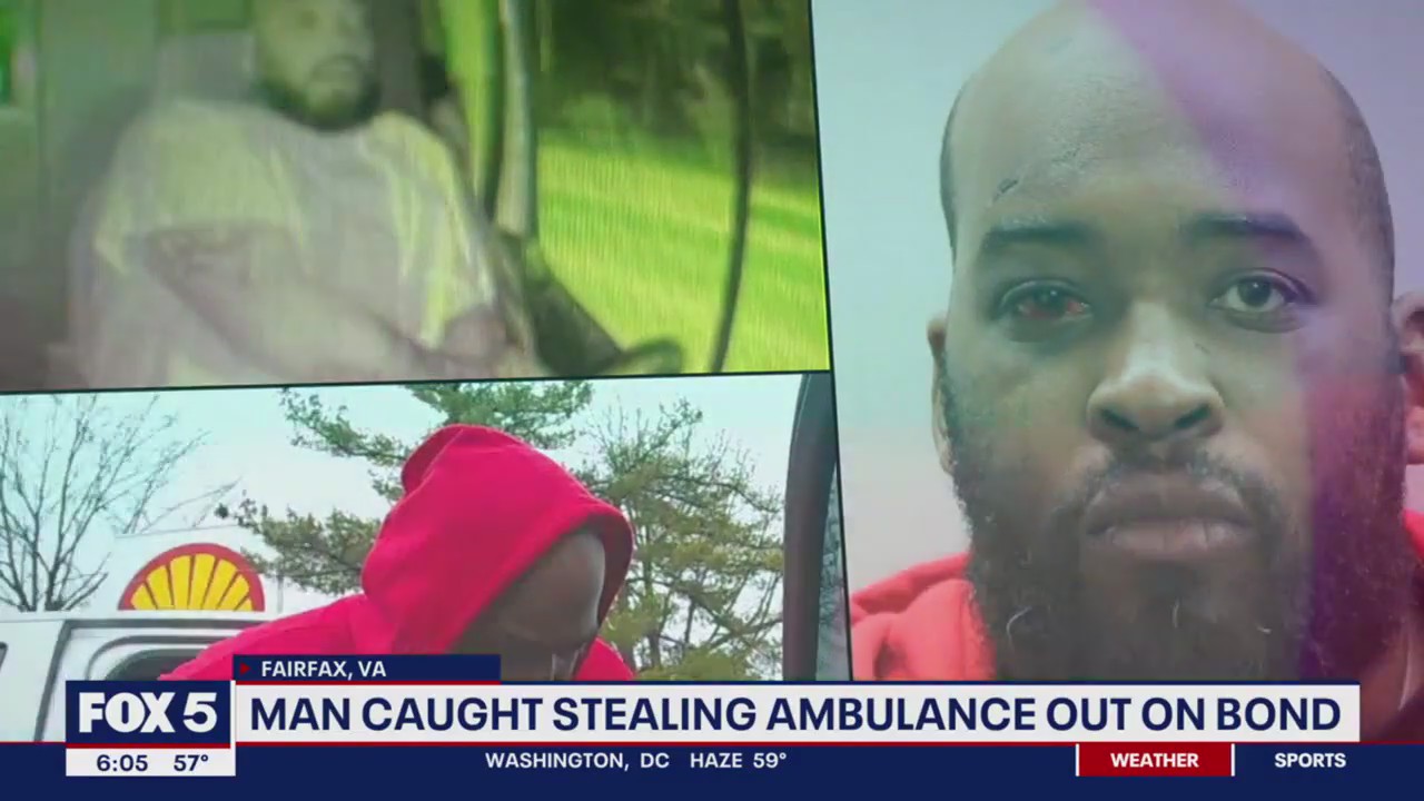 Arrested and released: Man caught stealing ambulance out on bond
