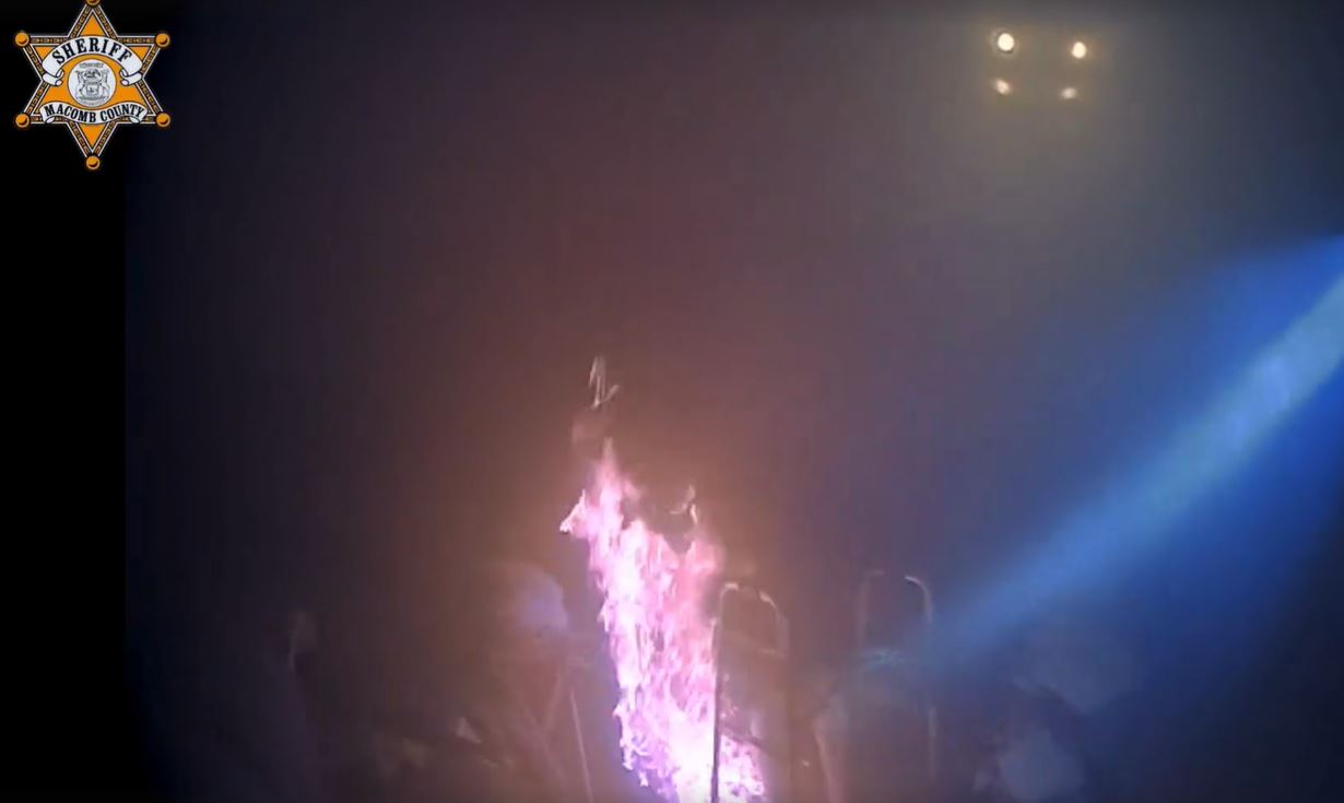 Deputies rescue burning man from Macomb County home