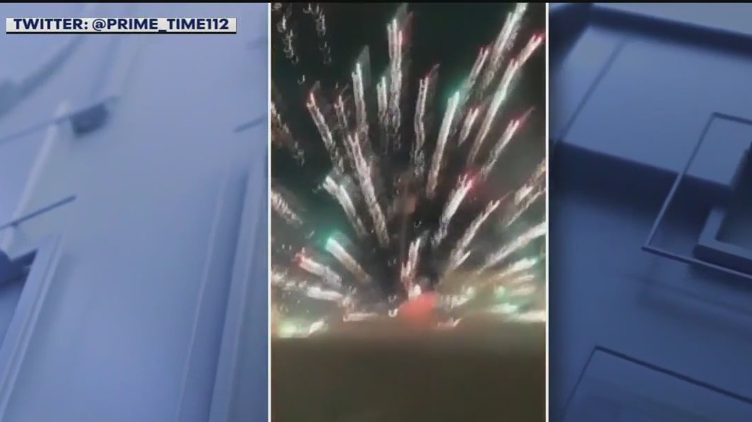 Crowds recklessly shoot off fireworks in Mpls